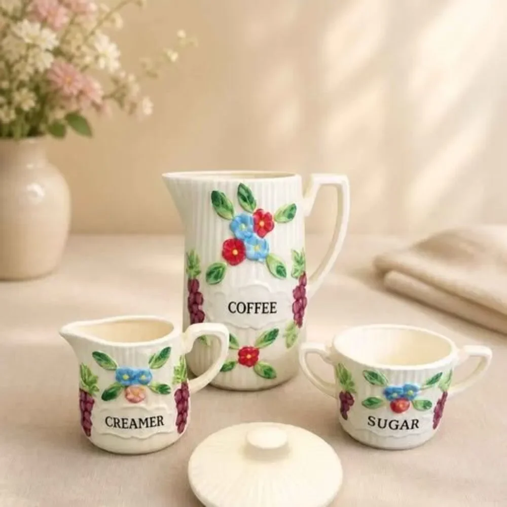 Vintage Ceramic Coffee Set